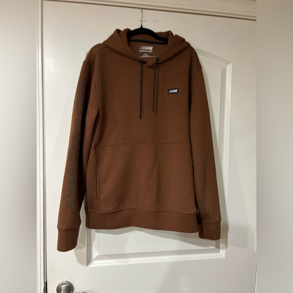 Size large brown American Eagle sweatshirt.
